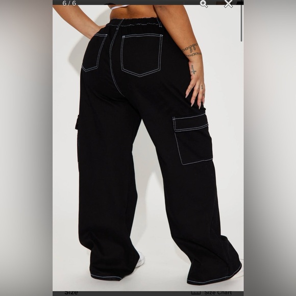 Plus Size Cargo Pants Size 15 - Picture 3 of 6